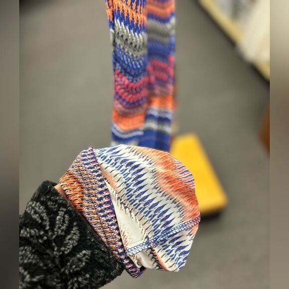 Karen Heart ladies med Multi Colored Pants - NEW Silky - Picture 6 of 6